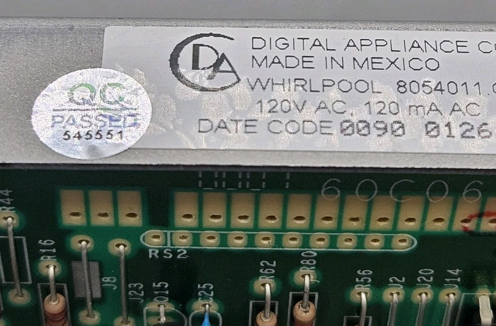 OEM Replacement for Whirlpool Range Control 8054011