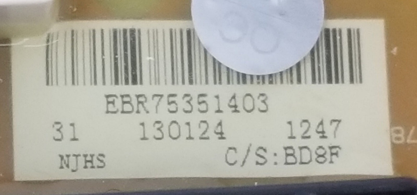 Genuine OEM Replacement for LG Dryer Control Board EBR75351403