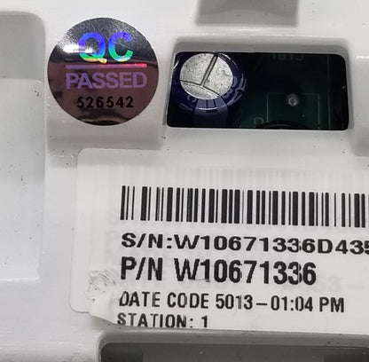OEM Replacement for Amana Washer Control W10671336