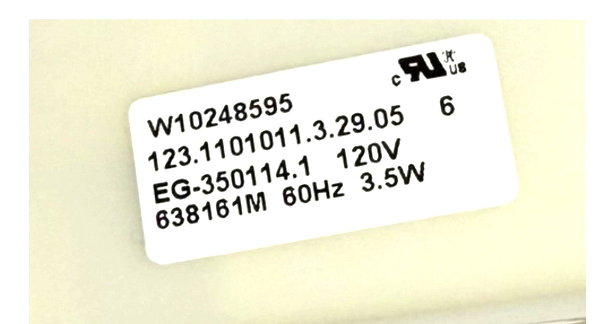 New Replacement for Whirlpool Fridge Air Damper W10248595