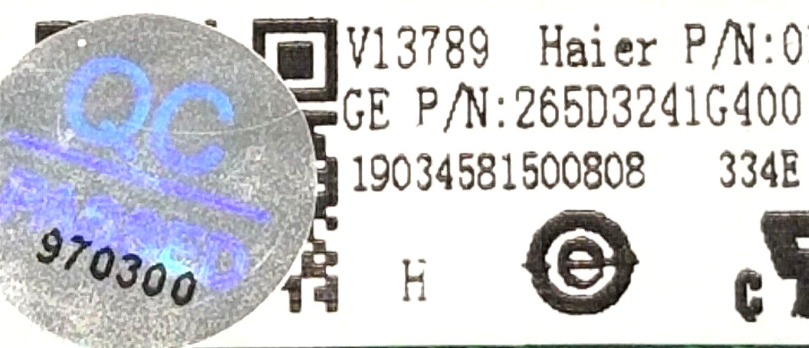 OEM Replacement for GE Dishwasher Control 265D3241G400