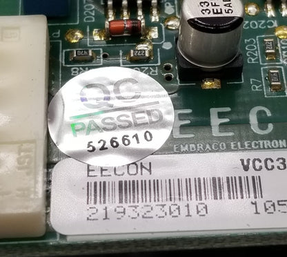 OEM Replacement for Embraco Fridge Control 219323010