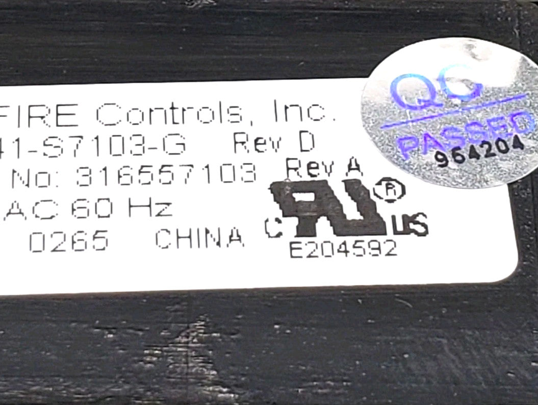 OEM Replacement for Frigidaire Oven Control  316557103