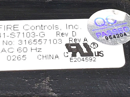 OEM Replacement for Frigidaire Oven Control  316557103