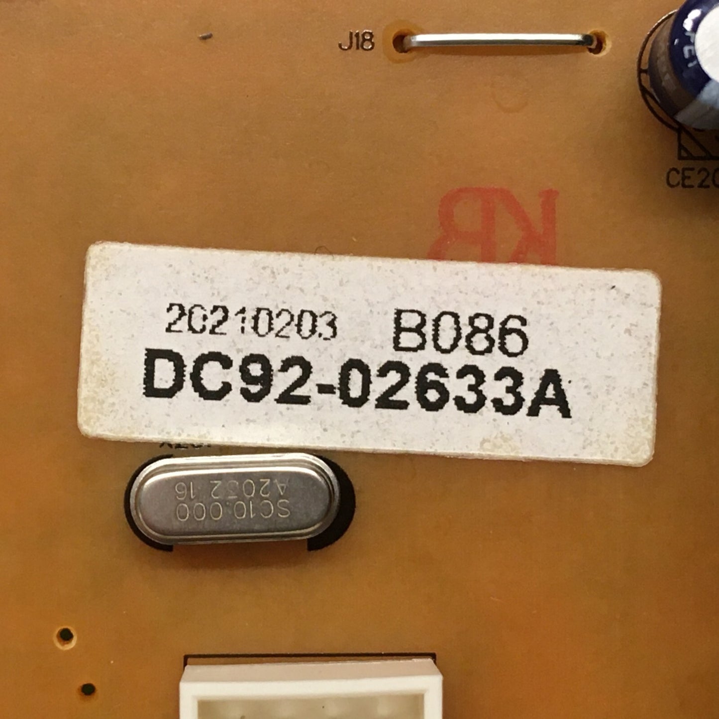 OEM Replacement for Samsung Dryer Control Board DC92-02633A