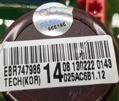 OEM Replacement for LG Washer Control Board EBR74798614