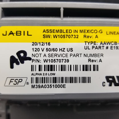Genuine OEM Replacement for Whirlpool Washer Control W10570739