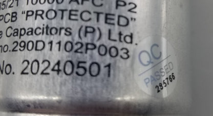 New OEM Replacement for GE Washer Capacitor 290D1102P003  WH12X29017