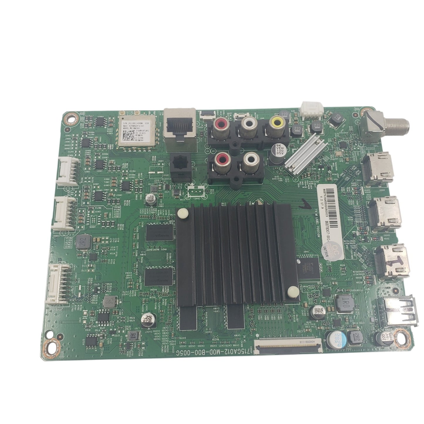 New OEM Replacement for Vizio V555-G1 Main Board 756TXICB02K040 1Y