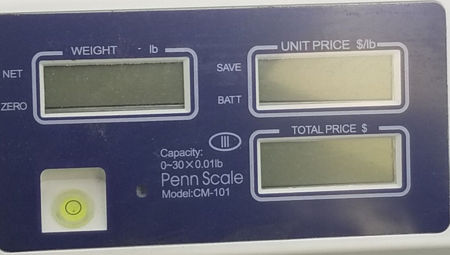 New OEM Penn Scale Replacement for Kitchen Scale CM-101 -