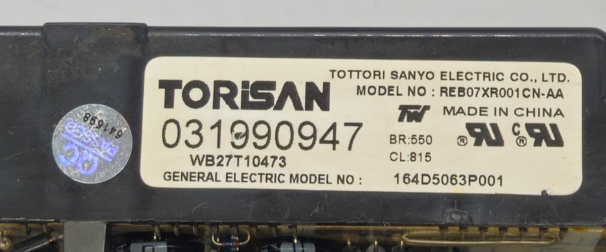 OEM Replacement for GE Oven Control Board 164D5063P001