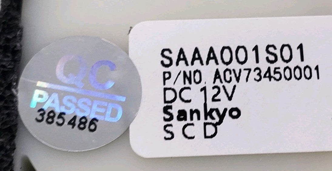 New OEM Replacement for LG Refrigerator Damper SAAA001S01  1-Yr