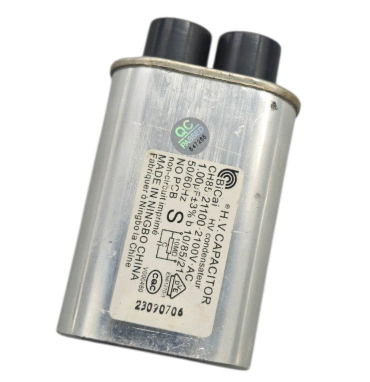 New OEM Replacement for Whirlpool Microwave Capacitor W11590185