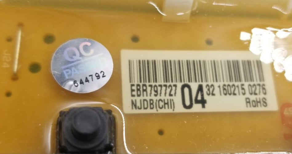 OEM Replacement for LG Washer Control EBR79772704