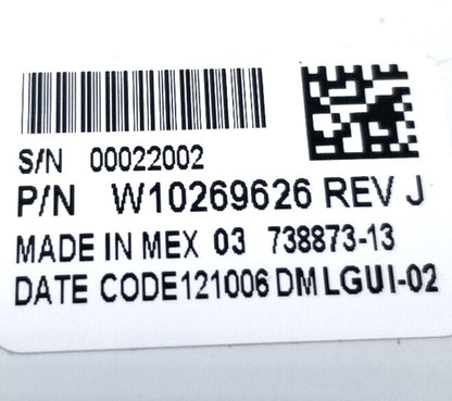 OEM Replacement for Whirlpool Washer Control W10269626