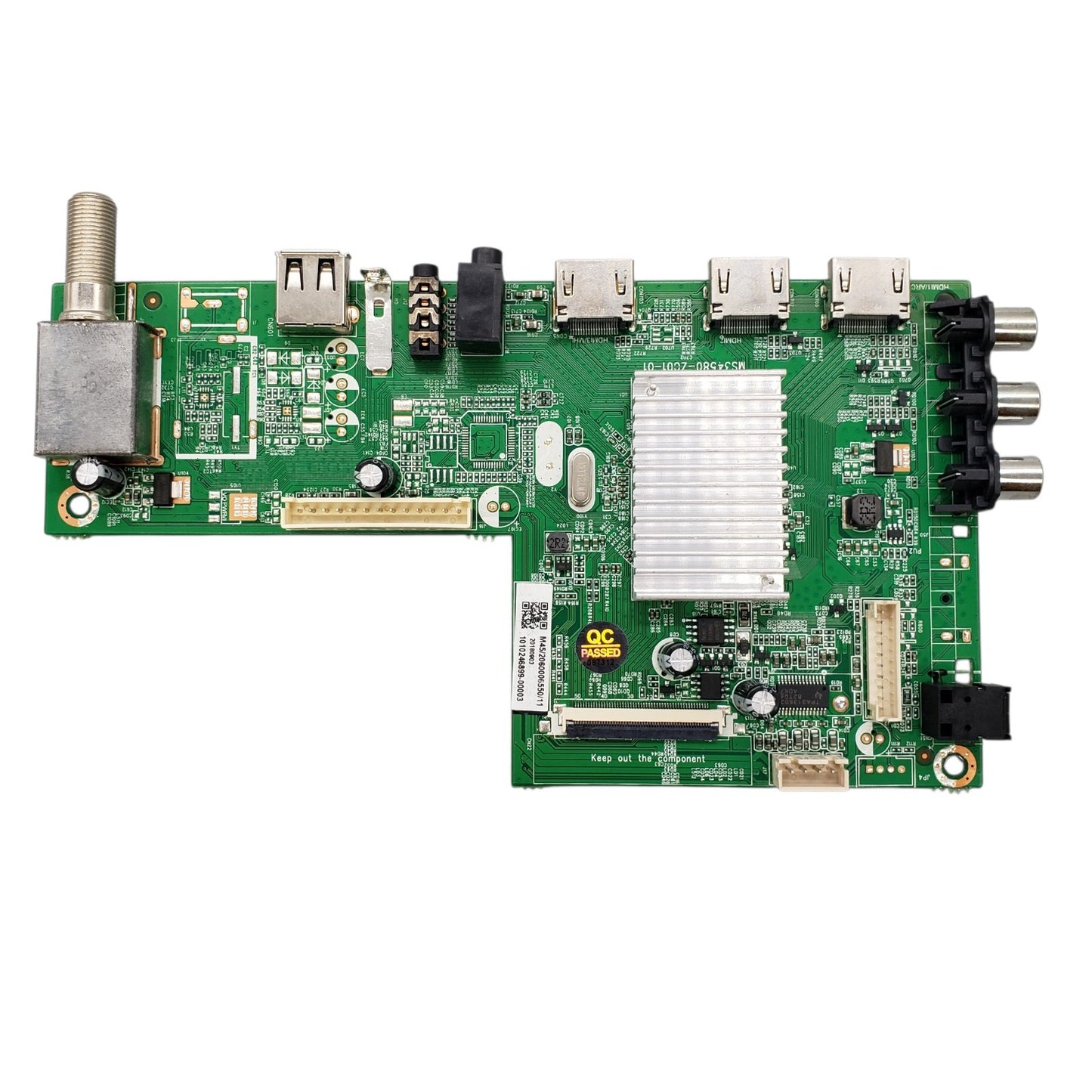 New OEM Hitachi TV Main Board 515C34580M45 - 1 Year