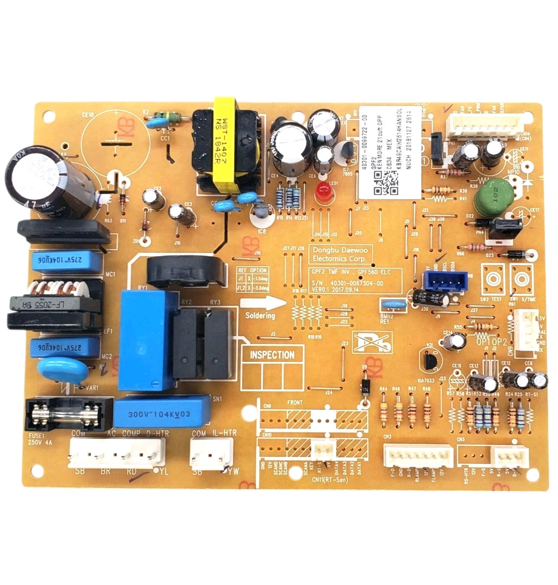 OEM Replacement for Kenmore Fridge Control 40301-0099722