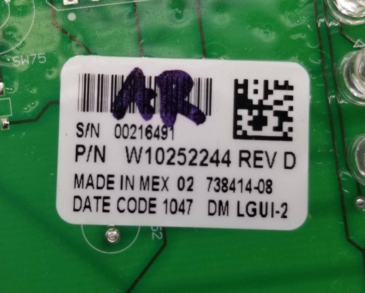 OEM Replacement for Whirlpool Dryer Control W10252244