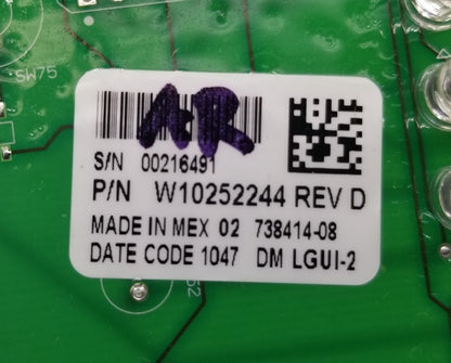 OEM Replacement for Whirlpool Dryer Control W10252244