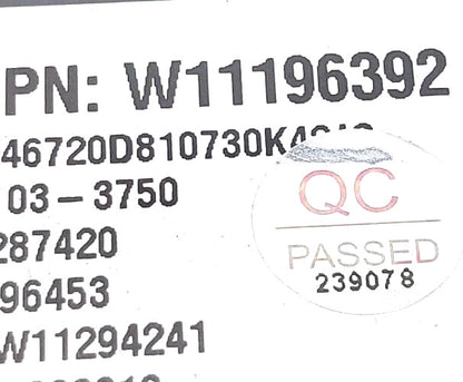 OEM Replacement for Maytag Washer Control  W11196392    ~ ~