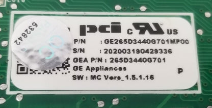 Genuine OEM Replacement for GE Dishwasher Control 265D3440G701