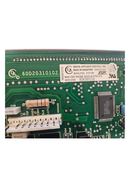 OEM Replacement for Whirlpool Control Board 60D20310102