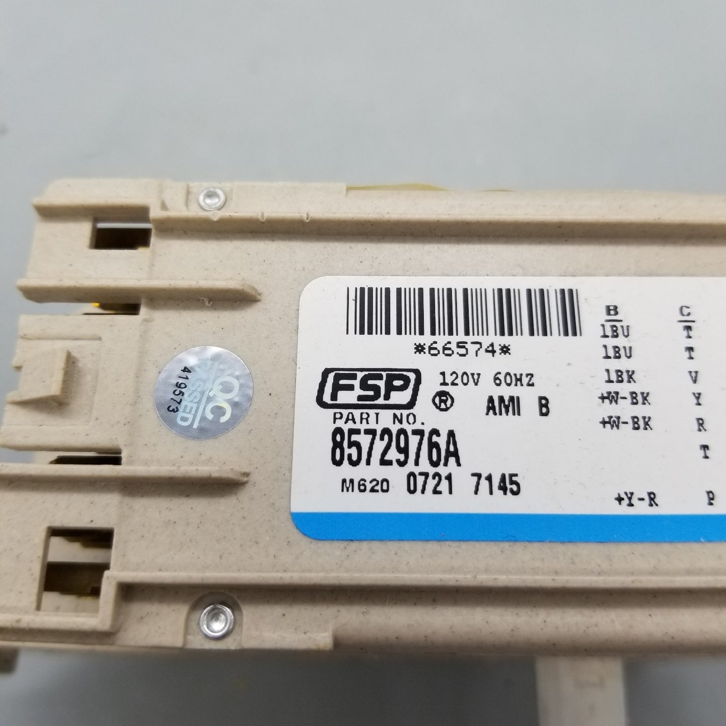 OEM Replacement for Whirlpool Washer Timer 8572976A