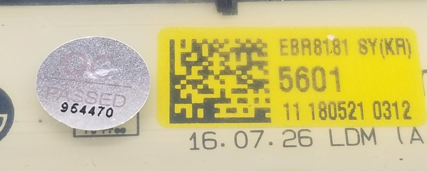 OEM Replacement for LG Dishwasher Control  EBR81815601