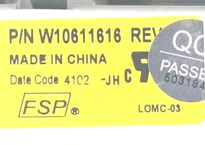 OEM Replacement for Whirlpool Washer Control W10611616