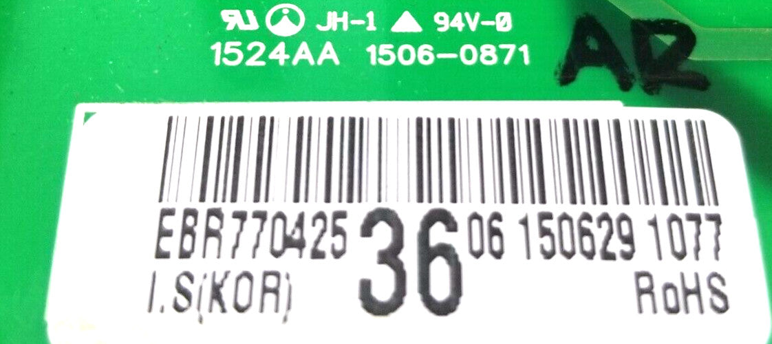 Genuine OEM Replacement for LG Refrigerator Control EBR77042536