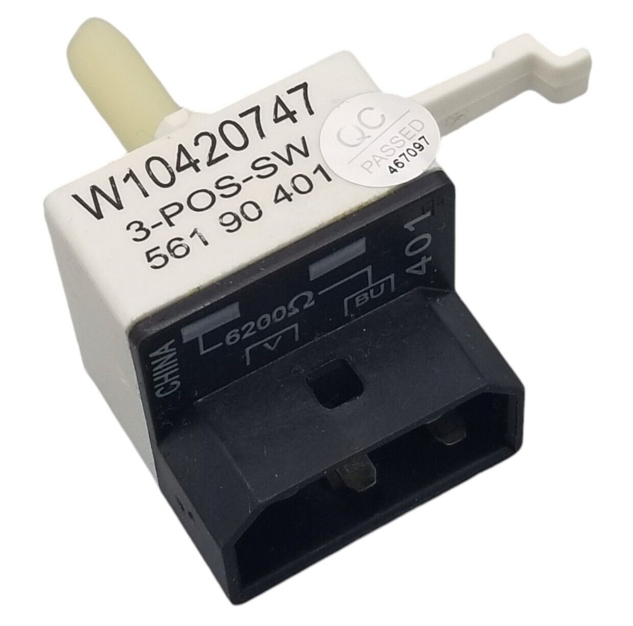 OEM Replacement for Whirlpool Dryer Switch W10420747