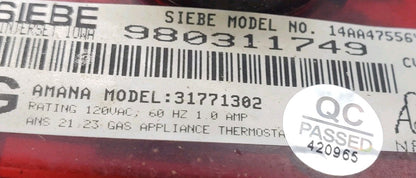 OEM Replacement for Amana Range Control 31771302