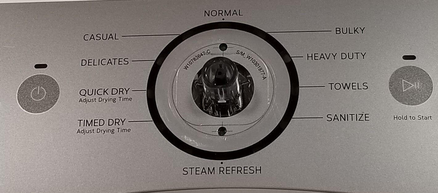 OEM Replacement for Whirlpool Dryer Control Panel  W10825132