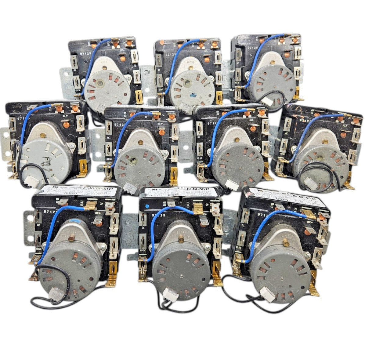 OEM Replacement for Whirlpool Dryer Timer (Set of 10) 3406725