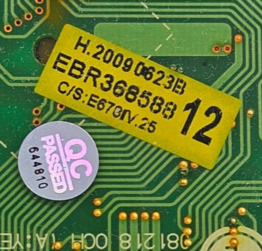 OEM Replacement for LG Dryer Control Board EBR36858812