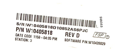 OEM Replacement for Whirlpool Washer Control W10405818