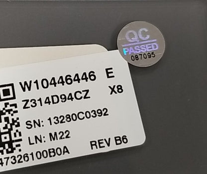 OEM Replacement for Whirlpool Dryer Control Panel W10446446