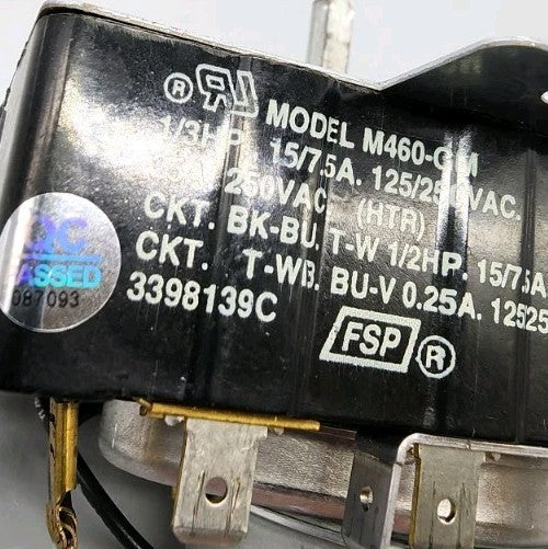 OEM Replacement for KitchenAid Dryer Timer  3398139C