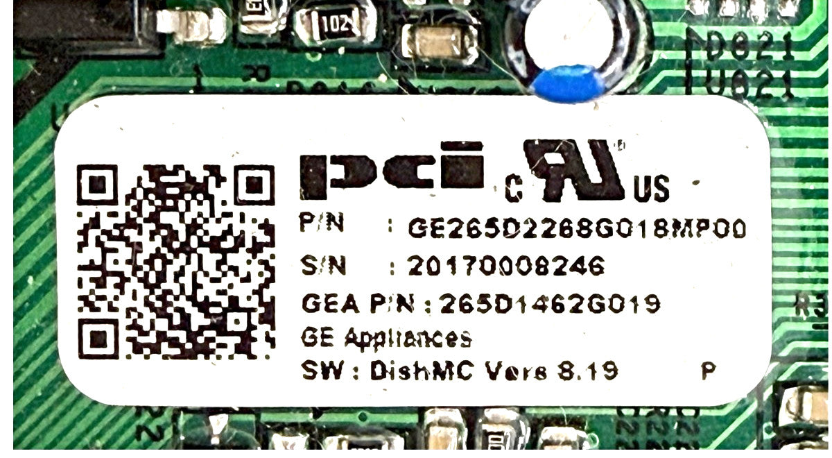 OEM Replacement for GE Dishwasher Control 265D1462G019
