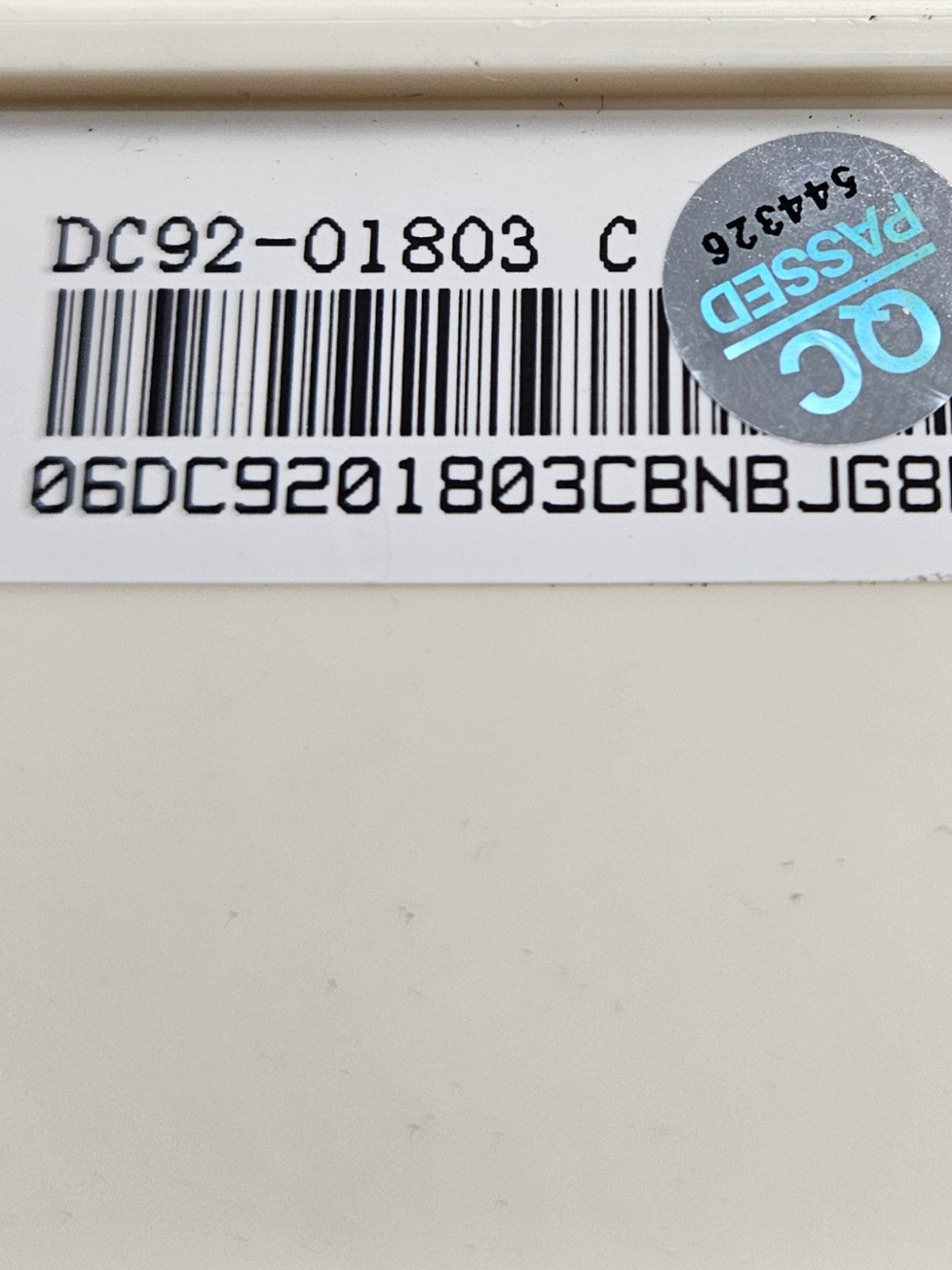 OEM Replacement for Samsung Washer Control DC92-01803C