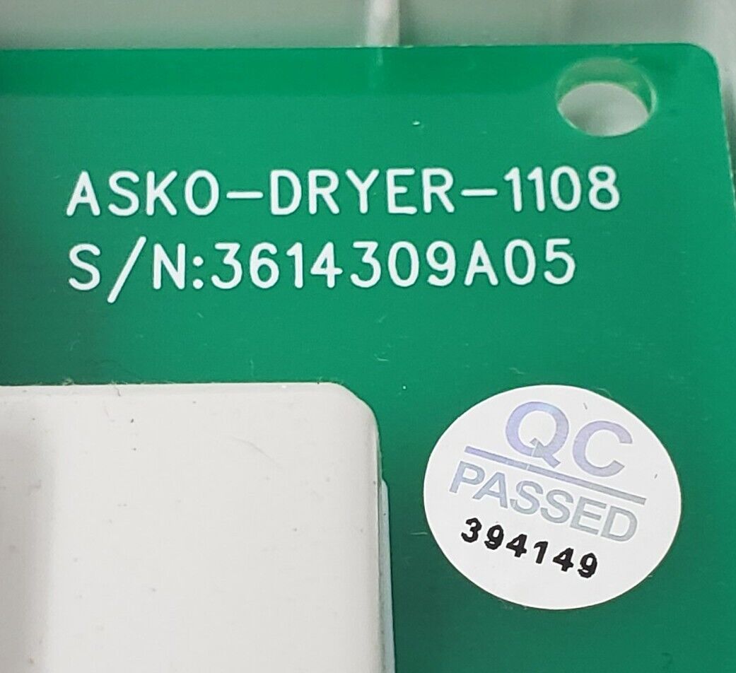 OEM Replacement for Asko Dryer Control 3614309A05