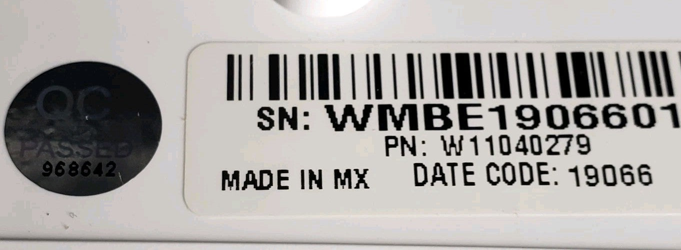 OEM Replacement for Whirlpool Washer Control  W11040279