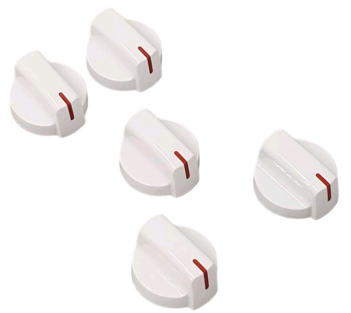 New Replacement for Frigidaire Oven White Control Knobs (5x) - A067501
