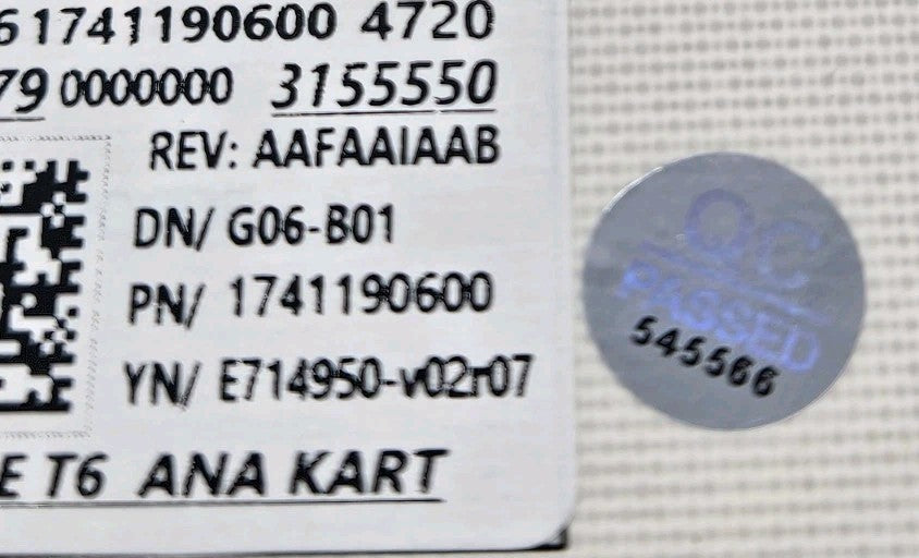 OEM Viking Dishwasher Control 1741190600