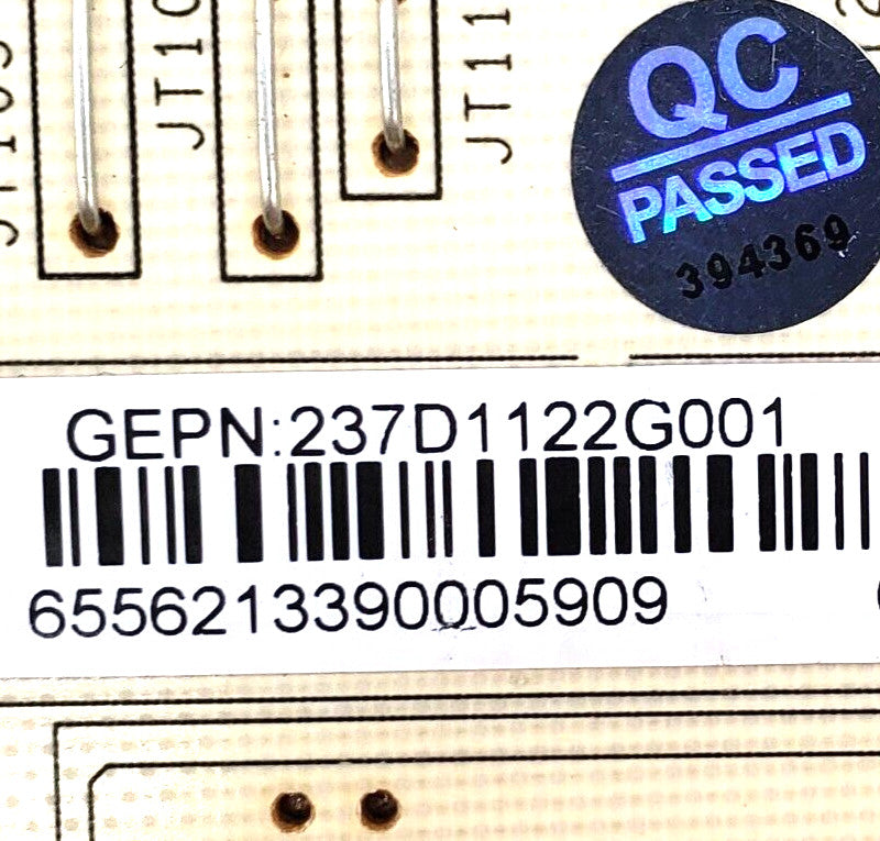 OEM Replacement for GE Washer Control Board 237D1122G001