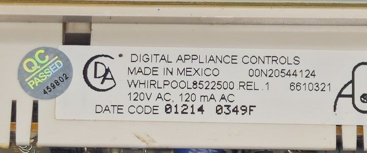 OEM Replacement for Whirlpool Oven Control 8522500