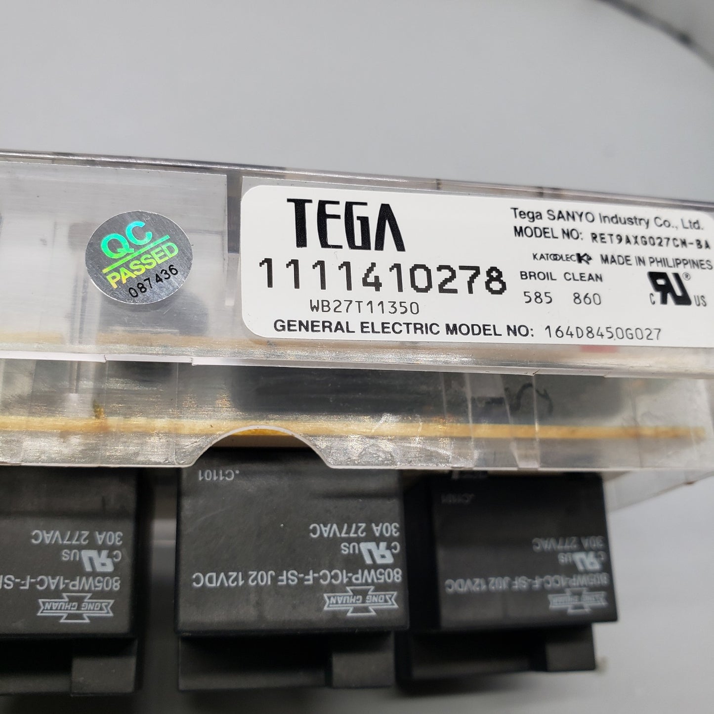 OEM Replacement for GE Oven Control Board WB27T11350