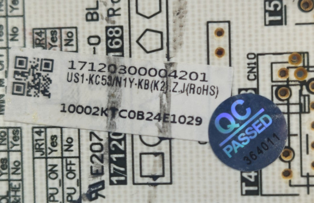 OEM Replacement for Midea Air Conditioner Control 17120300004201