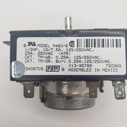 OEM Replacement for Whirlpool Dryer Timer 3406705