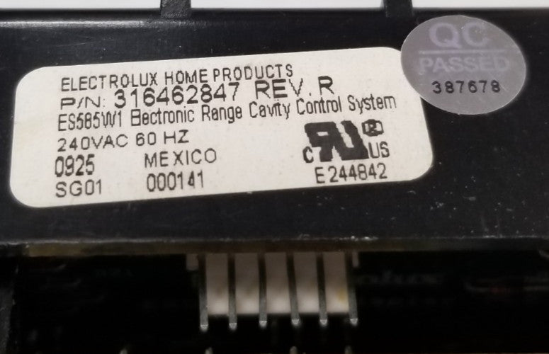 OEM Replacement for Frigidaire Range Control 316462847